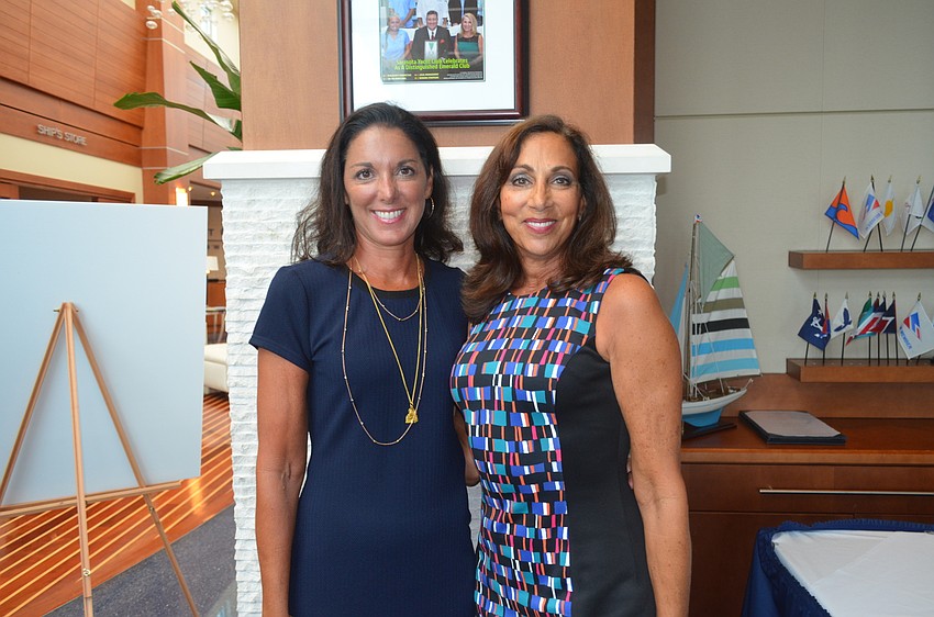 Event co-chairwomen Denise Colosimo and Nisey Wilterding