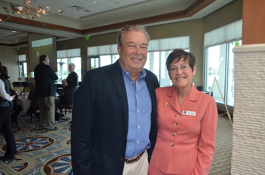 Board members Jim and Nancy Curtis