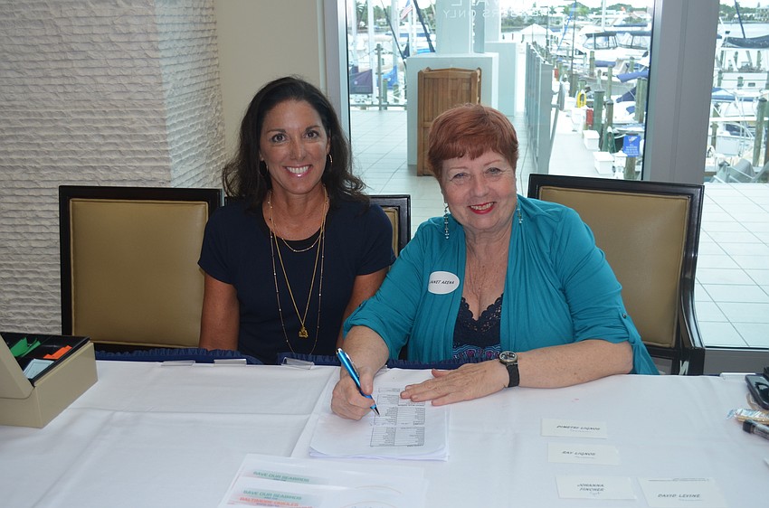 Co-chairwoman Denise Colosimo and Janet Arena