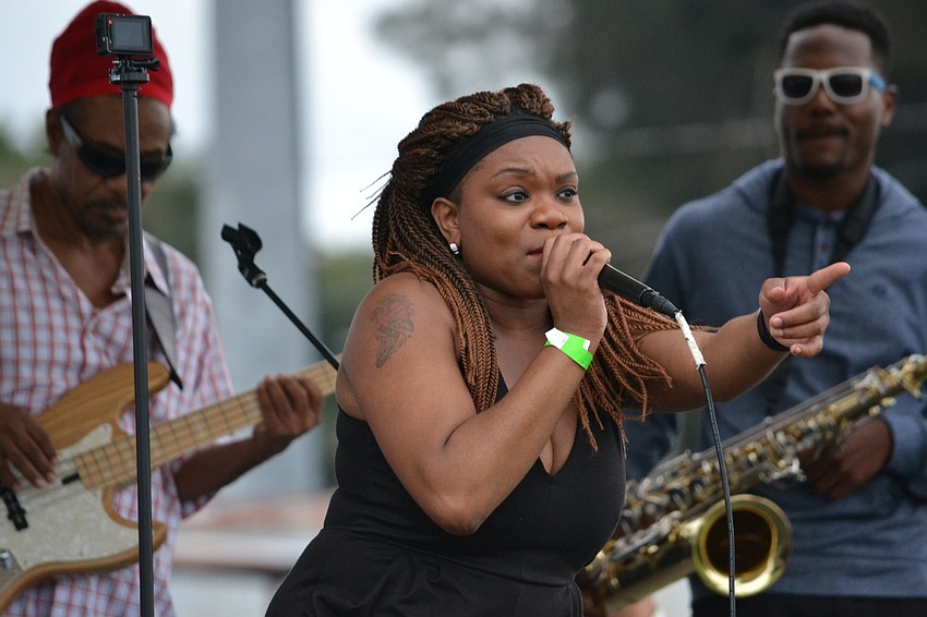 Sarasota Young Professionals Group member and lead singer for Jah Movement Shantal Norman.
