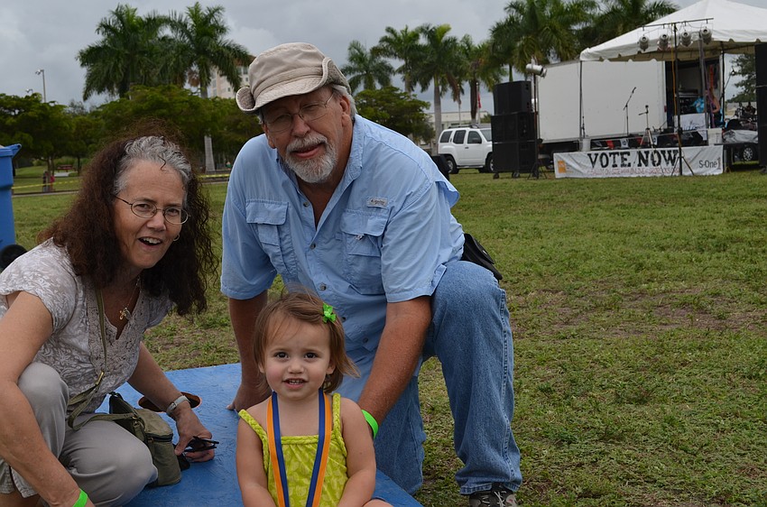 Melody and Jim Kelley with Zoey Kimbrell