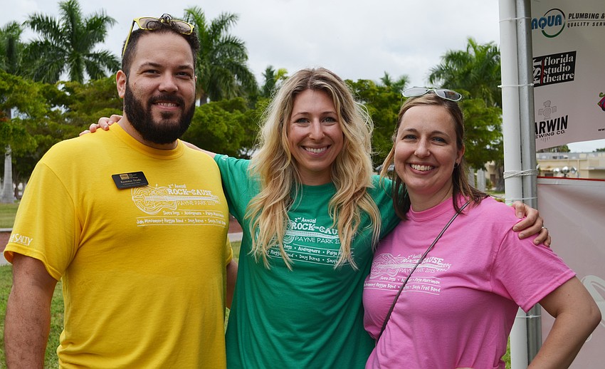 Raymmar Tirado, Anna Foster and Andrea Knies