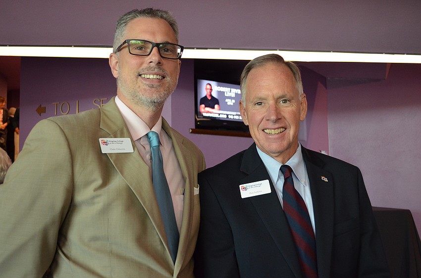 Chris Osborne with Pete Lefferts.