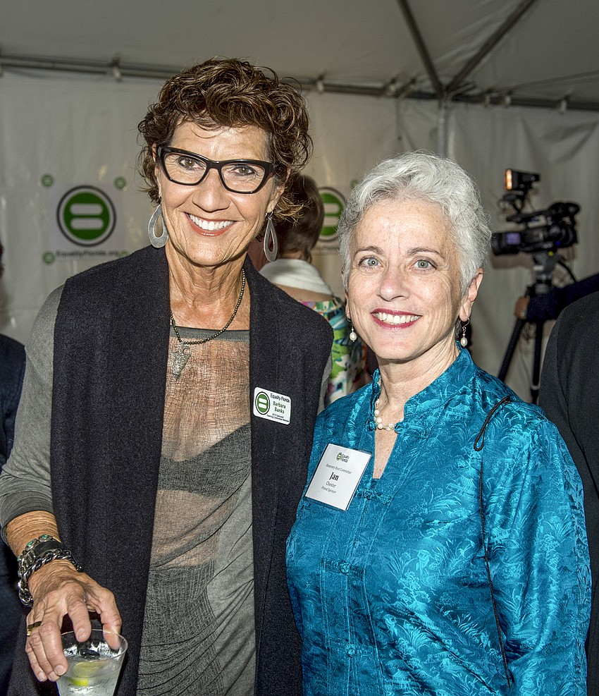 Barbara Banks and Jan Chester