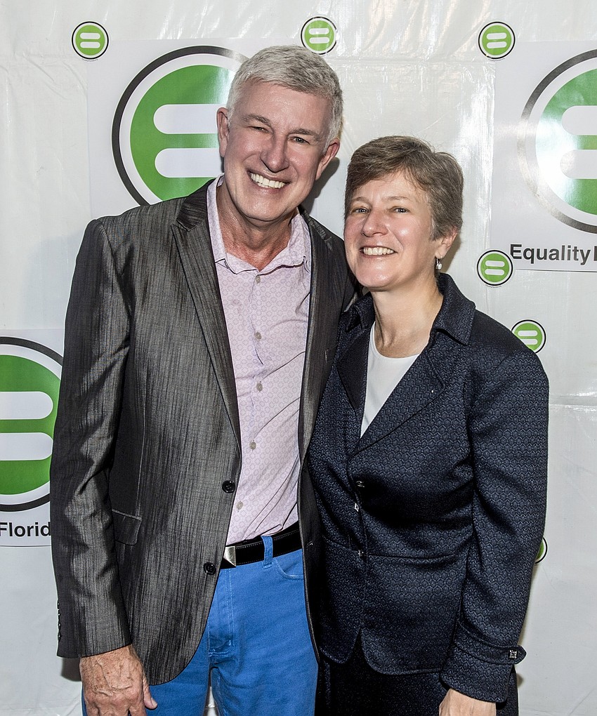 Honorees Michael Edwards and Mary Bonauto