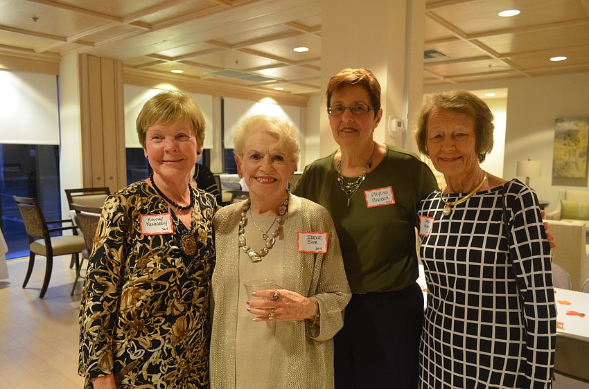 Event chairwomen Kathy Kennedy, Irene Bier, Phyliss Barber and Carol Regan