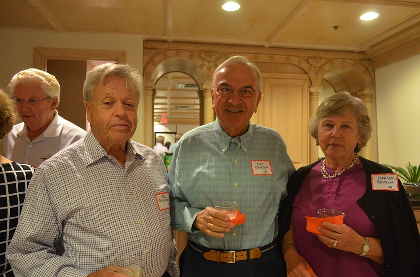 Mel Glickman with Neil and Margery Blacklow