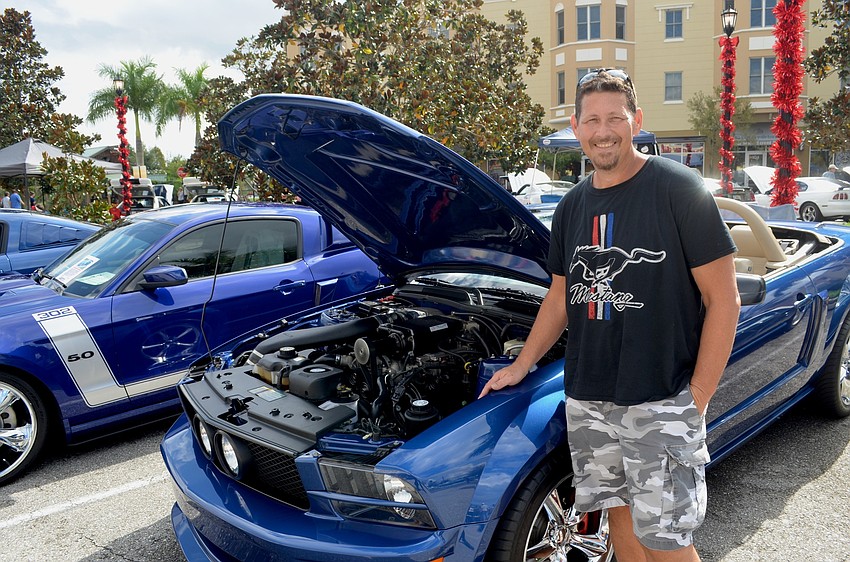 Bob Lennox, of Lakewood Ranch, recently moved, with his Mustang, from New York.