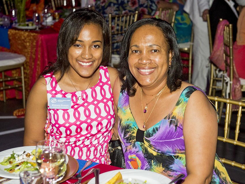 Whitney Stewart and mother Donna Marie