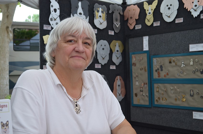 Jewelry maker and artist Anita Edwards find inspiration in animals for her pieces.