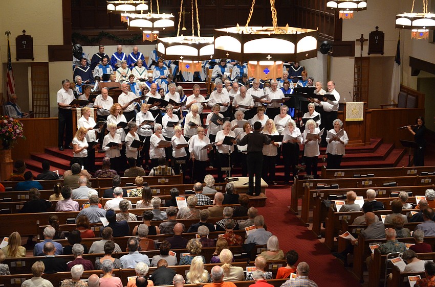 The theme for the Interfaith Service this year was music and included a multi-denomination choir.