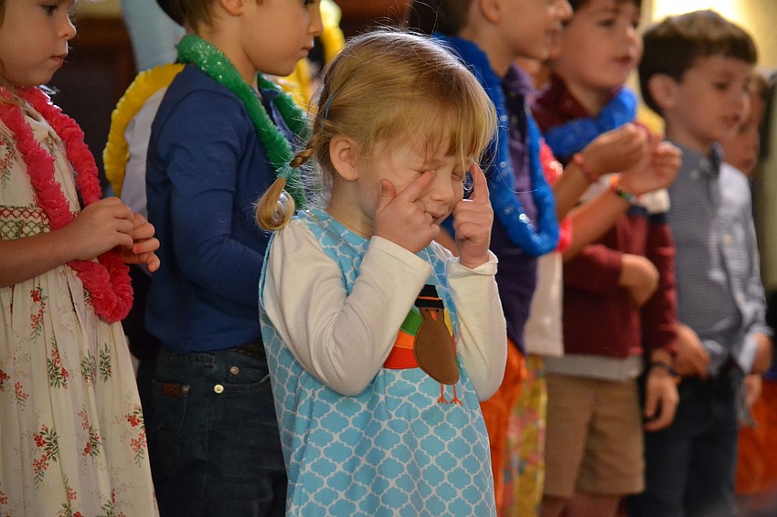 Savannah Pullman has some fun during the performance.