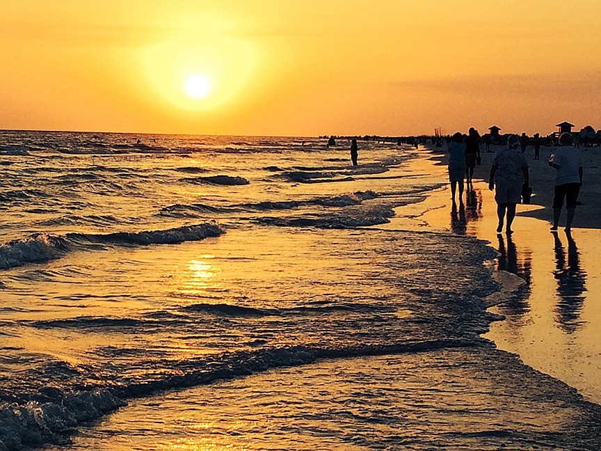 Matthew Mayer submitted this photo of a sunset on Siesta Key Beach.