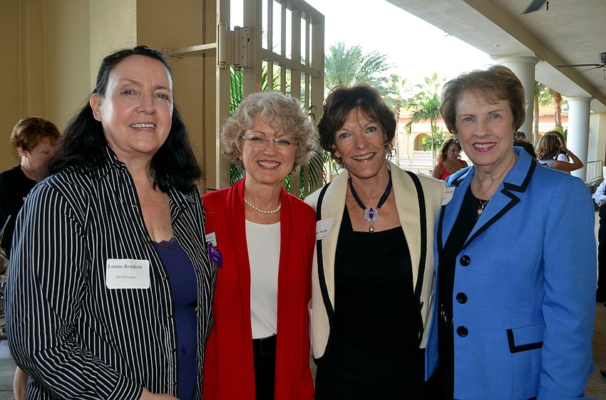 Louise Bruderle, Honoree Sherry Watts, Patty Bettle and Barbara Kiracofe