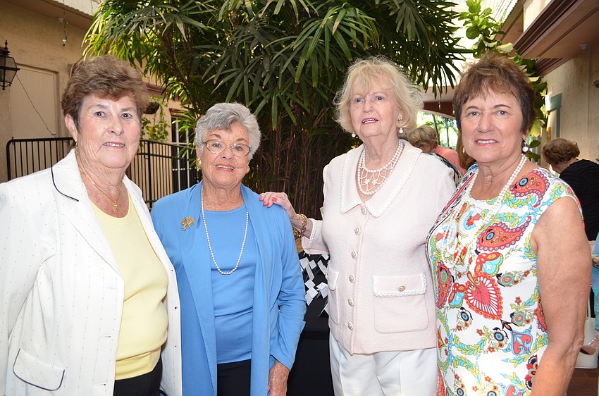 Chairs and committee members for the event Carol Bauer, Kathy Caltagirowe, Lise Cooley and Maryann Jones.