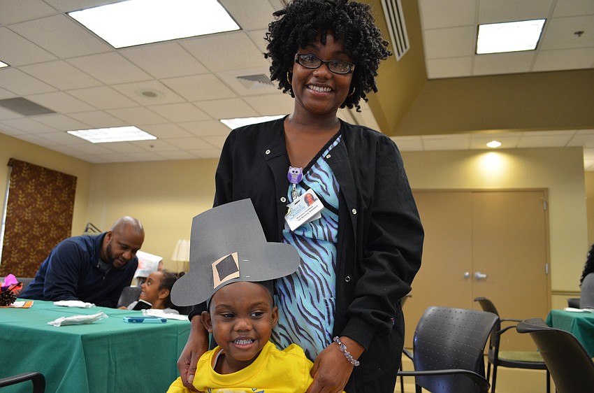 Christian Gobourne and his mother Ronnica Hardison
