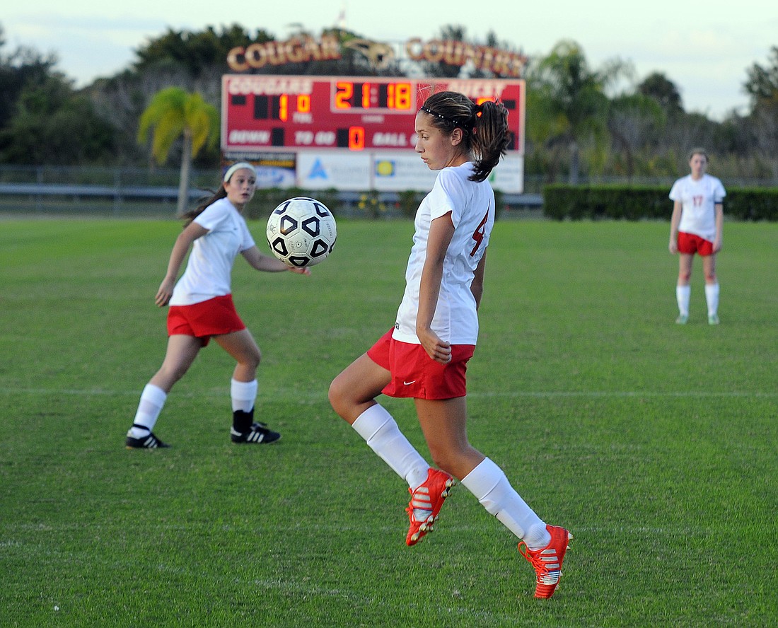 The Cardinal Mooney girls soccer team beat Lemon Bay 2-1 Nov. 23.