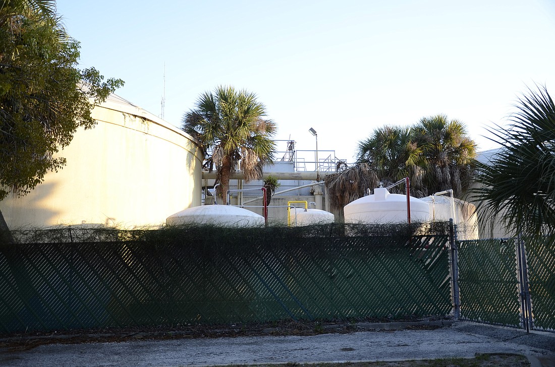 The Siesta Key Wastewater Treatment Facility, located on Oakmont Place, off of Midnight Pass Road, emits a distinct odor.