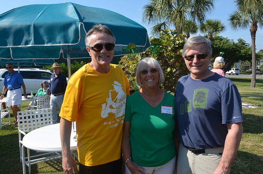 Steve Federline, Joyce Tankersley and Dale Hutchison
