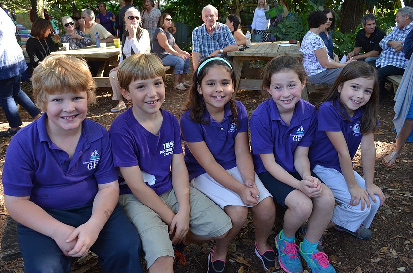 Students Alexander Kaufman, Sebastian Gammicchia, Sophie Pressman, Ava Gekht and Natalie Ceaser