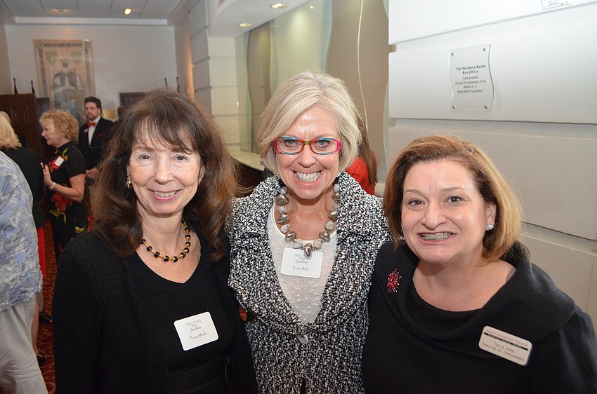 Nancy Markle, Roxie Jerde and Tricia Mire.