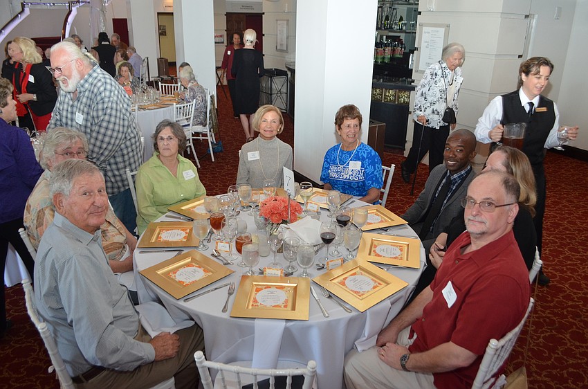 A table of theater advocates and supporters discuss this year's season with Shaun Patrick Tubbs.