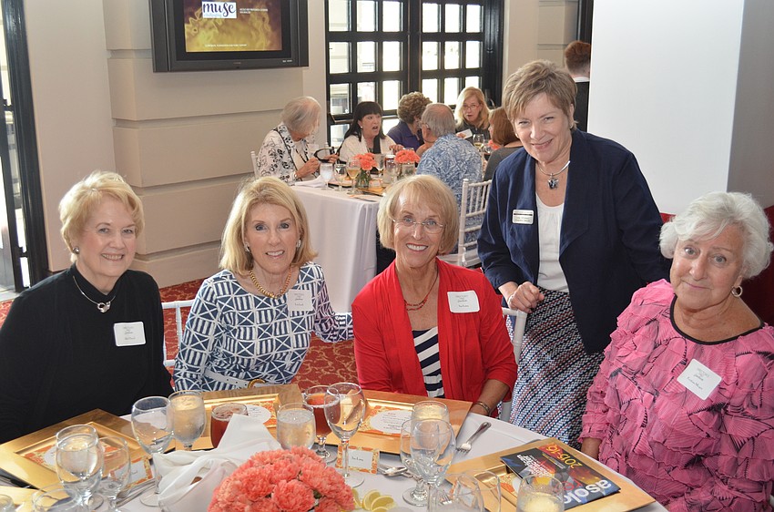 Julie Planck, Lois Lucek, Sue Lamy, Linda DiGabriele and Kristine Mogen