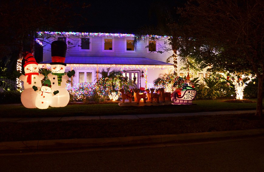 Homes across Sarasota are decking the halls in anticipation of the holidays.