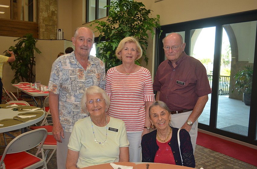 George Slater, Marg Aubry, Sue Slater, Donna Birnbaum and Gary Aubry