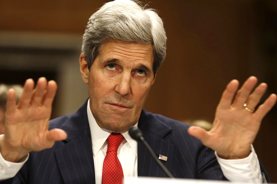 Secretary of State John Kerry outlines the process of vetting refugees.