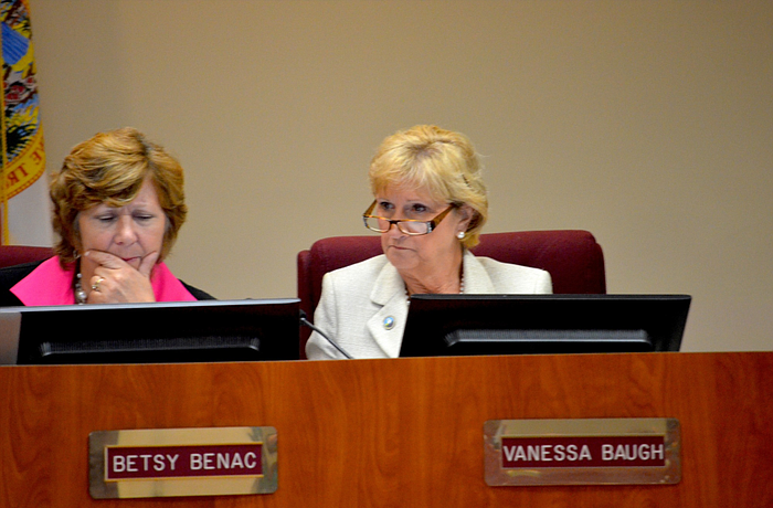 Manatee County commissioners Betsy Benac and Vanessa Baugh voted against the impact fee increases for developers.
