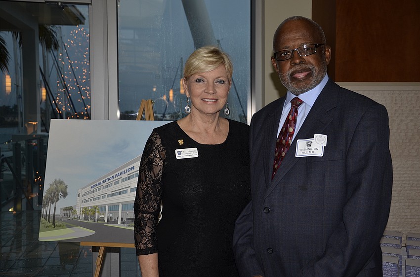 Alex Quarles and Dr. Washington Hill