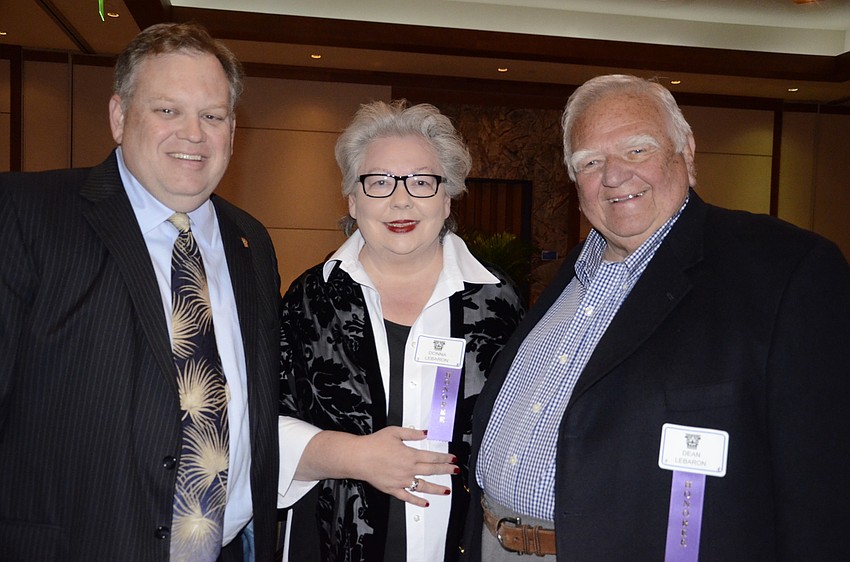 David Verinder and Donna and Dean Lebaron