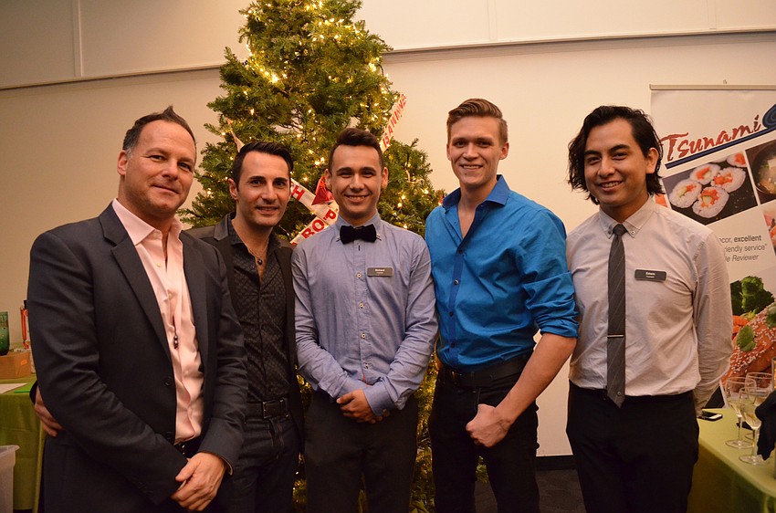 George Cappello, John Sciara, Richard DelBosque, Sam Ray and Edwin Velasco from Tsunami.