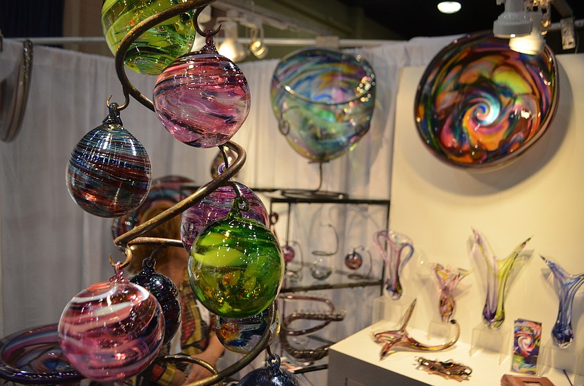 David Goldhagen's ornamental glass.