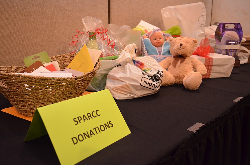 Club members brought in unwrapped toys and gifts to be donated to Safe Place and Rape Crisis Center or SPARCC.