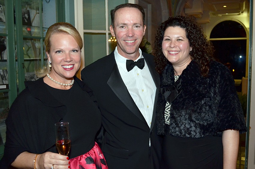 Jamie and Fran Becker with Bianca Lawrence