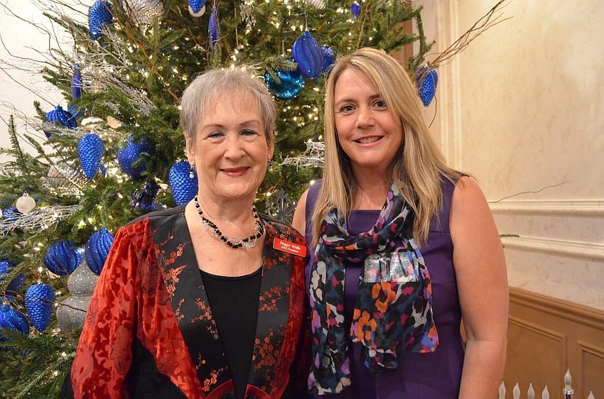 Republican Women's Club of Sarasota President Peggy Campbell and SPARCC Director of Development Mary Ellen Mancini
