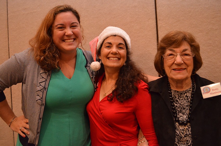 Vickie Brill with Lourdes Ramirez and Betty Muldoon