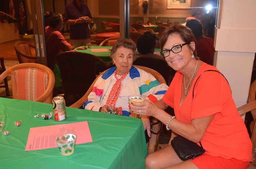 Ethel Athanas and Sandra Peterson