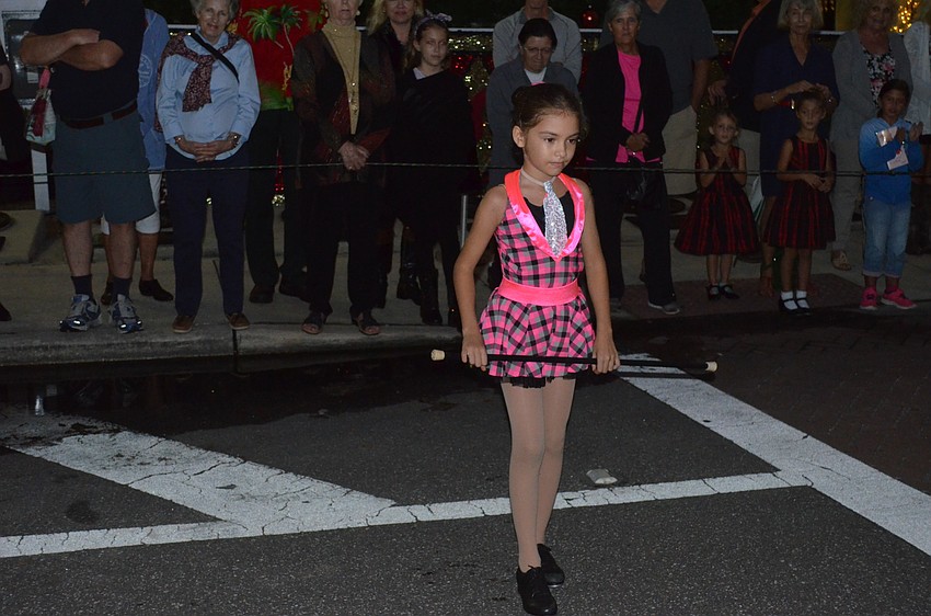 Anna Tursunova, 10, of the Sarasota Cuban Ballet School, performs.