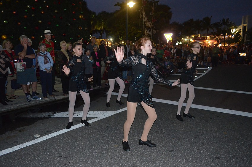 Tap dancers from the Sarasota Cuban Ballet School perform.