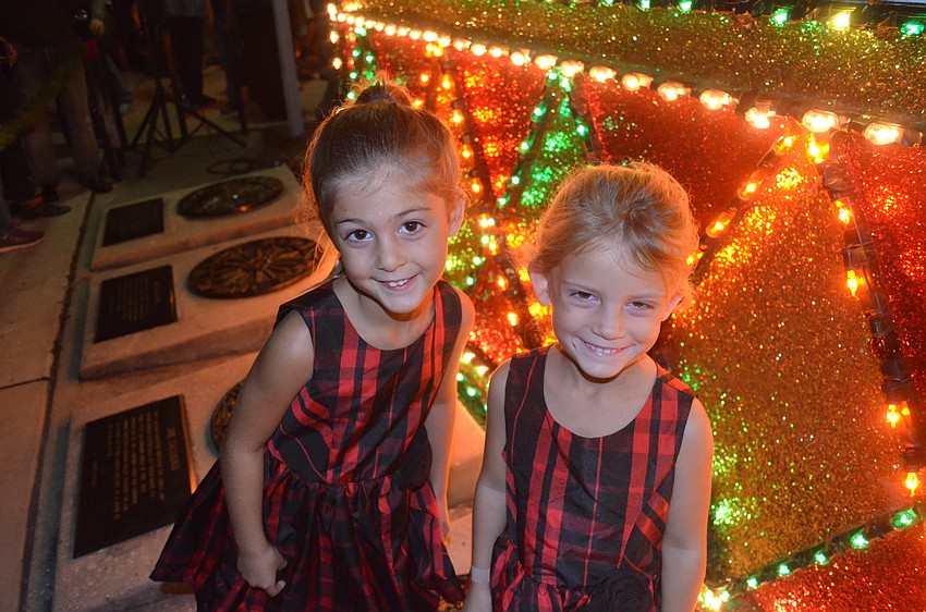 Lennon Seguso, 5, with sister, Teddy, 4