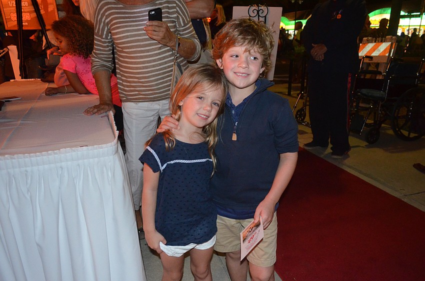 Skylar Sieving, 3, and brother, George, 5