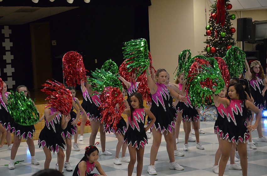 The Tara dancers did a performance before the event.