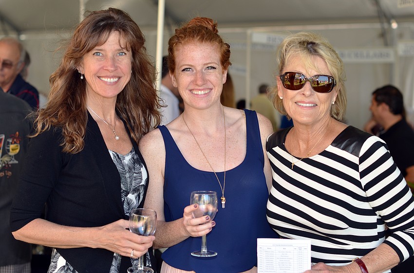 Christine and Mary Adkins with Maryann Armour