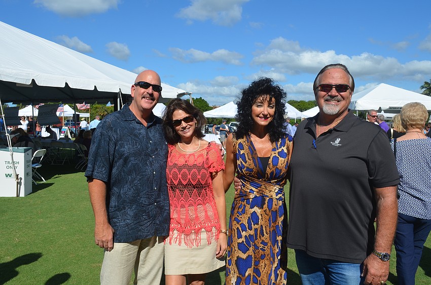 Craig and Lisa Campbell with Victoria and Chuck Jacobson
