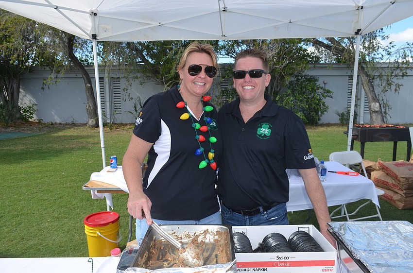Lisa and Jason Burns, of Lynches Pub & Grub