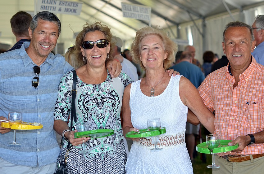 Kevin and Kellie McNary with Helene Fortier and Jocelyn Bessette