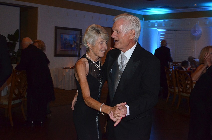 Helga and Martin Graaf enjoy the live music provided throughout the night.